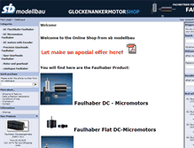 Tablet Screenshot of glockenankermotor.com